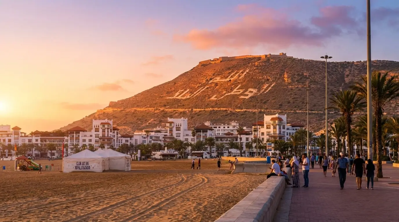 Corniche d’Agadir, guide pratique sur le blog AmseelCars Agadir